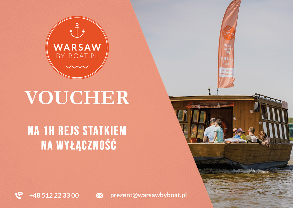 Voucher na 1h rejs statkiem na wyłączność